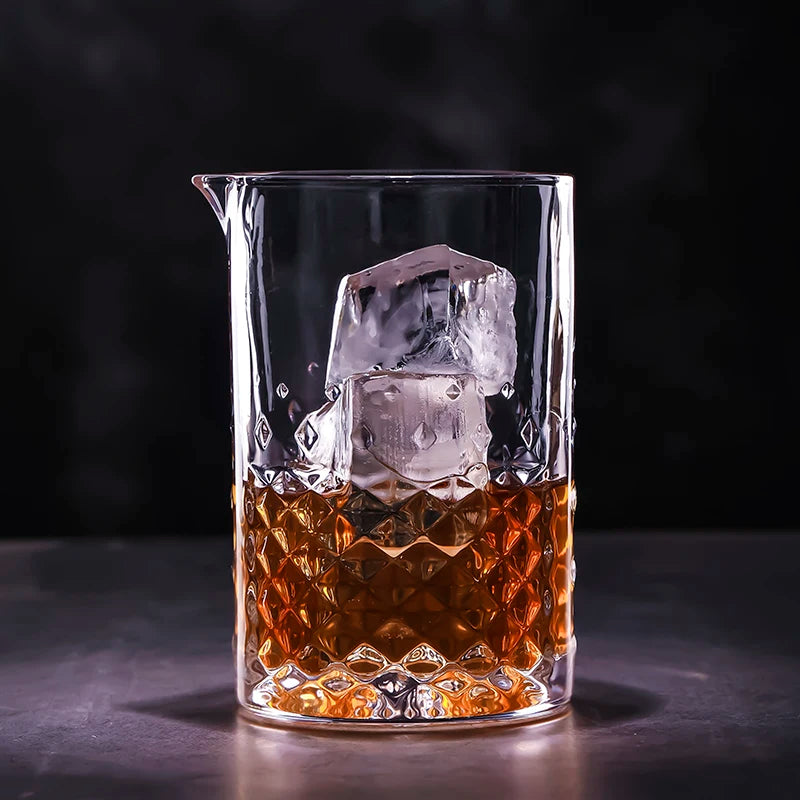 700ml Studded Cocktail Mixing Glass – BARMAID Bar Tool Cocktail Mixing Glass HIP