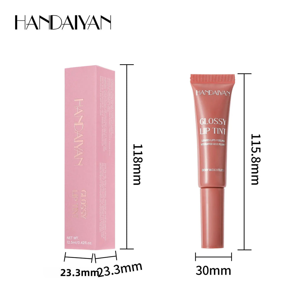 Hydrating Pearlescent Lip Glaze – Glossy Plumping Lip Gloss Lip Gloss HIP
