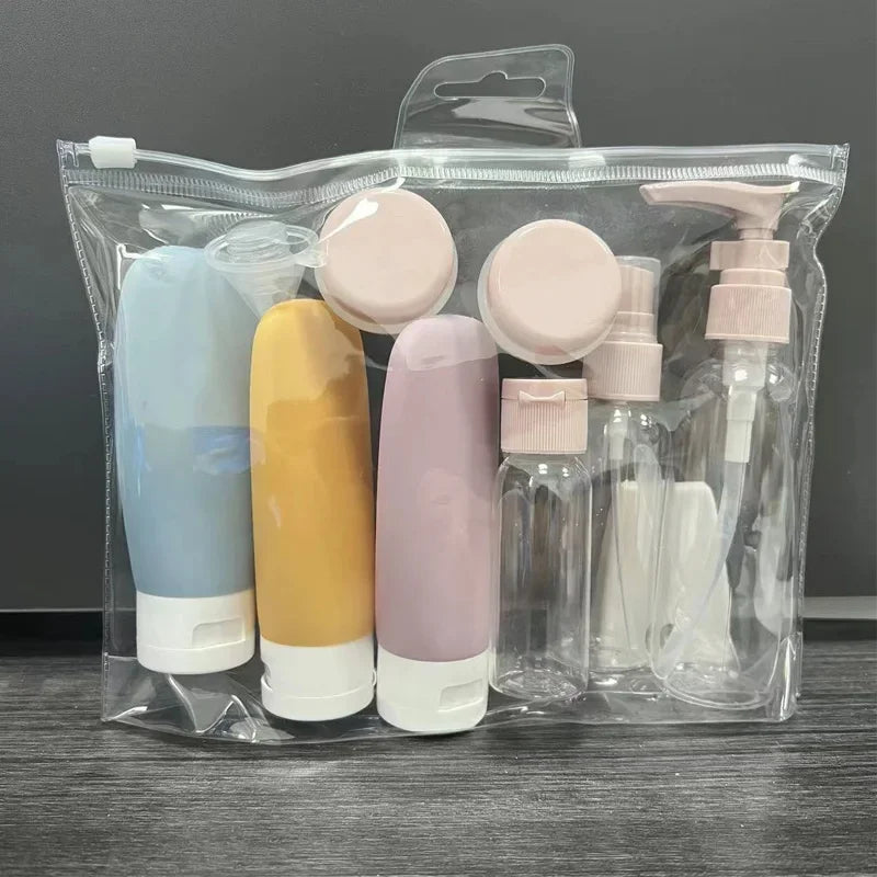 11-Piece Refillable Travel Bottle Set – TSA-Approved Kit Travel Bottle Set HIP
