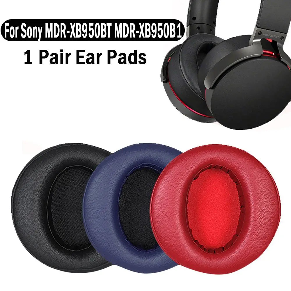 Sony MDR-XB950BT Replacement Ear Pads – PU Leather Cushions Headphone Ear Pads HIP
