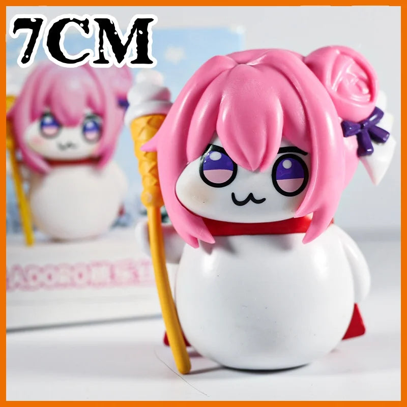 7cm Nikke Doro Snowman Q-Version Anime Figurine – Collectible Anime Figurine HIP