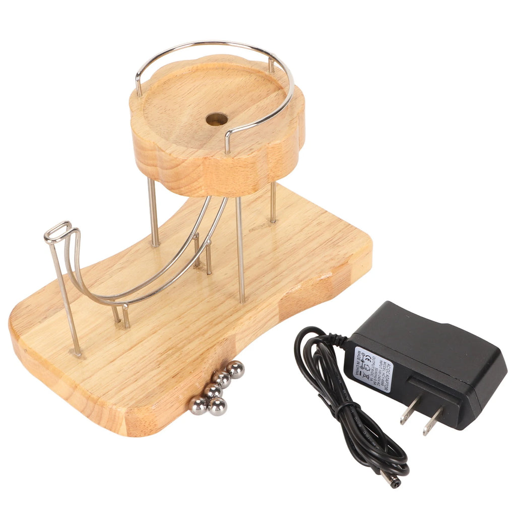 Perpetual Motion Machine Stable Base Sturdy Wood Stress Relief Perpetual Energy Toy for Table HIP