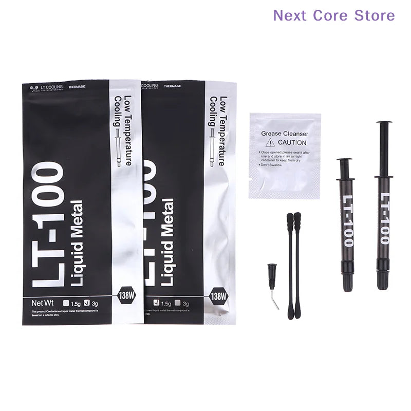 LT-100 138W Liquid Metal Thermal Paste – CPU & GPU Cooling Thermal Paste HIP