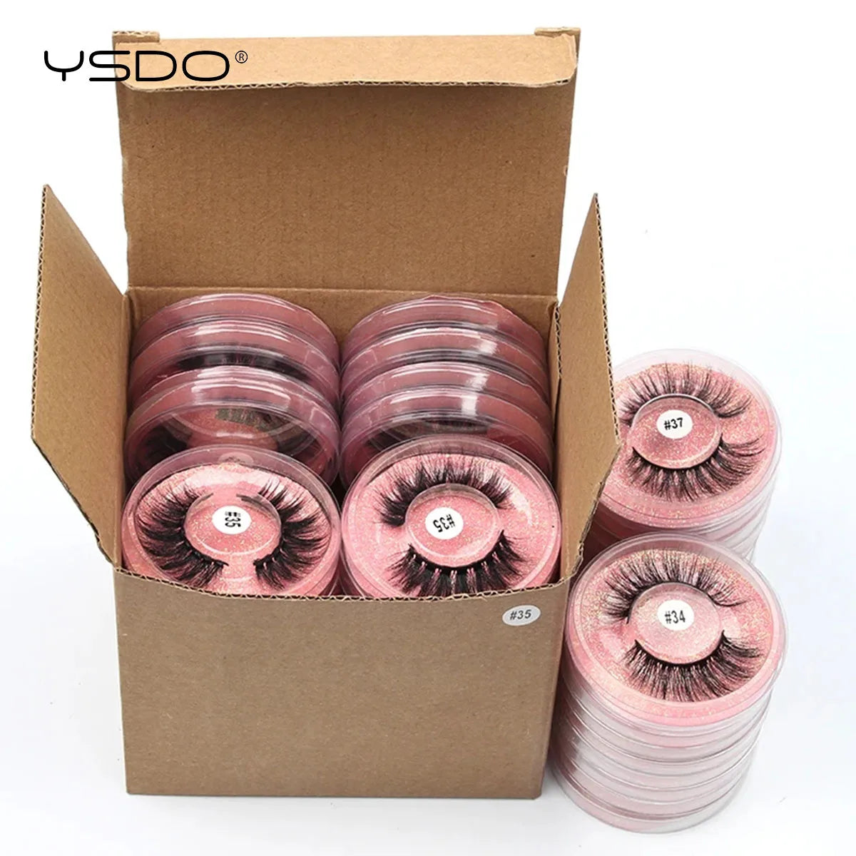 Wholesale Maquiagem Eyelashes 4/10/20/50/100PCS 3D Mink Lashes Set Natural False Eyelashes Makeup Thick Lashes Faux Clis In Bulk HIP