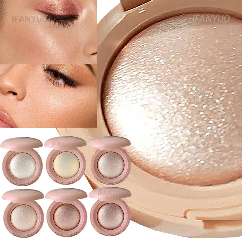 Highgloss Makeup Highlighter Smooth Mashed Potato Texture Highlight Pearlescent Contour Long-lasting Waterproof Body Highlight HIP