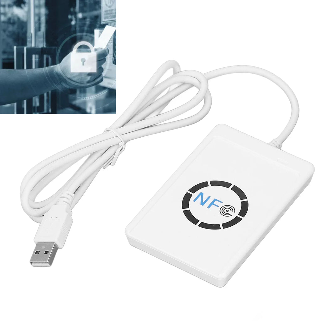 USB NFC Smart IC Card Reader Writer Copier Duplicator Contactless 13.56MHz 424kbps for FeliCa NFC Tags HIP