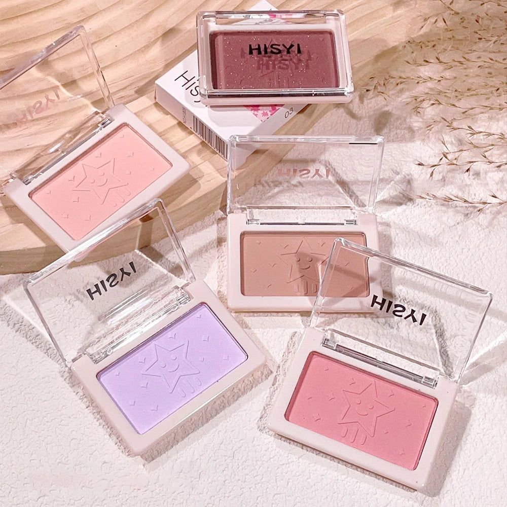 HISYI Matte Blush Powder – Natural Brightening Rouge 2.5g Powder Blush HIP