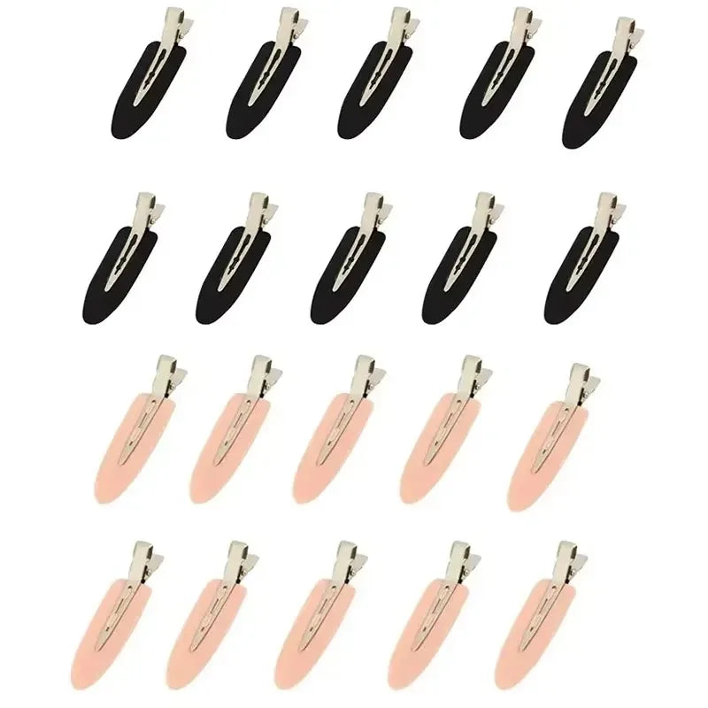 No-Crease Hair Clips for Women – 5, 10 & 20-Pack Sets Hair Clips Set HIP C586-black10 pink10