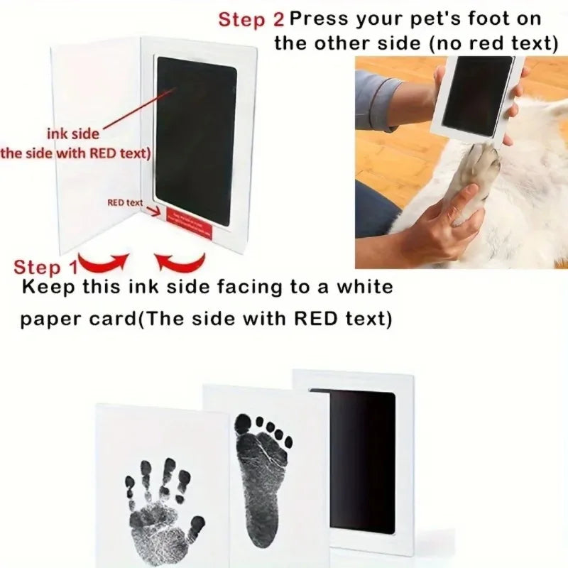 Baby & Pet Inkless Print Kit – Safe Non-Toxic Handprint Footprint Baby Print Kit HIP