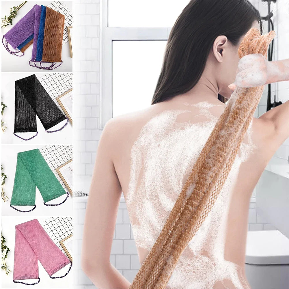 Africa Net Bath Towel Practical Painless Exfoliating Bath Towel Sauna Bath Towel Rubbing Back Strip Cleansing Skin Shower Puff HIP