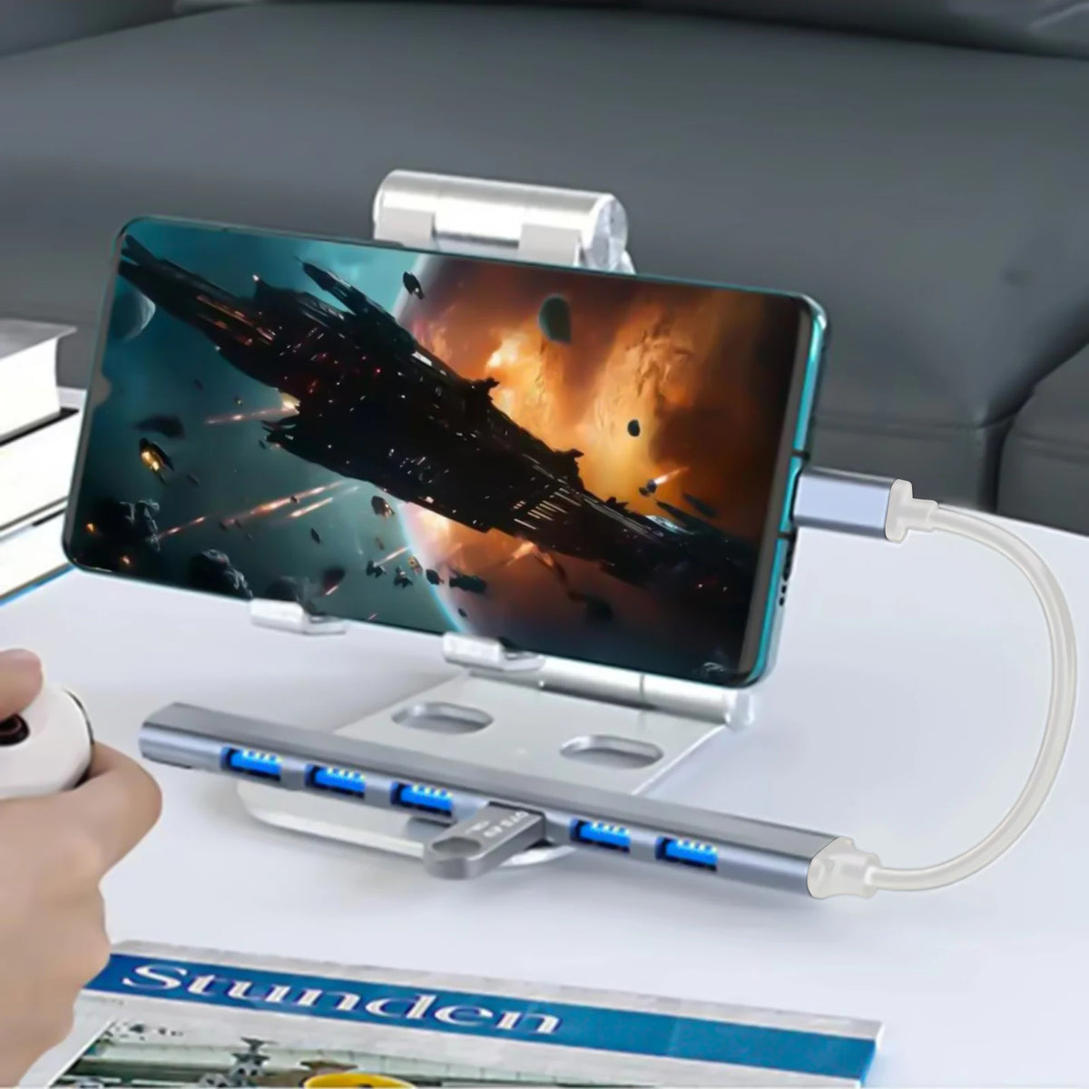 7-in-1 USB-C Hub 7-Port USB 3.0 OTG Adapter for MacBook USB-C Hub HIP
