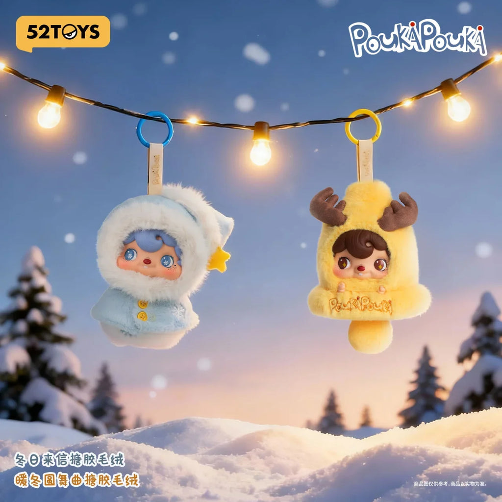 52TOYS Pouka Pouka Winter Waltz Plush Keychain Doll Gift Plush Pendant Doll HIP