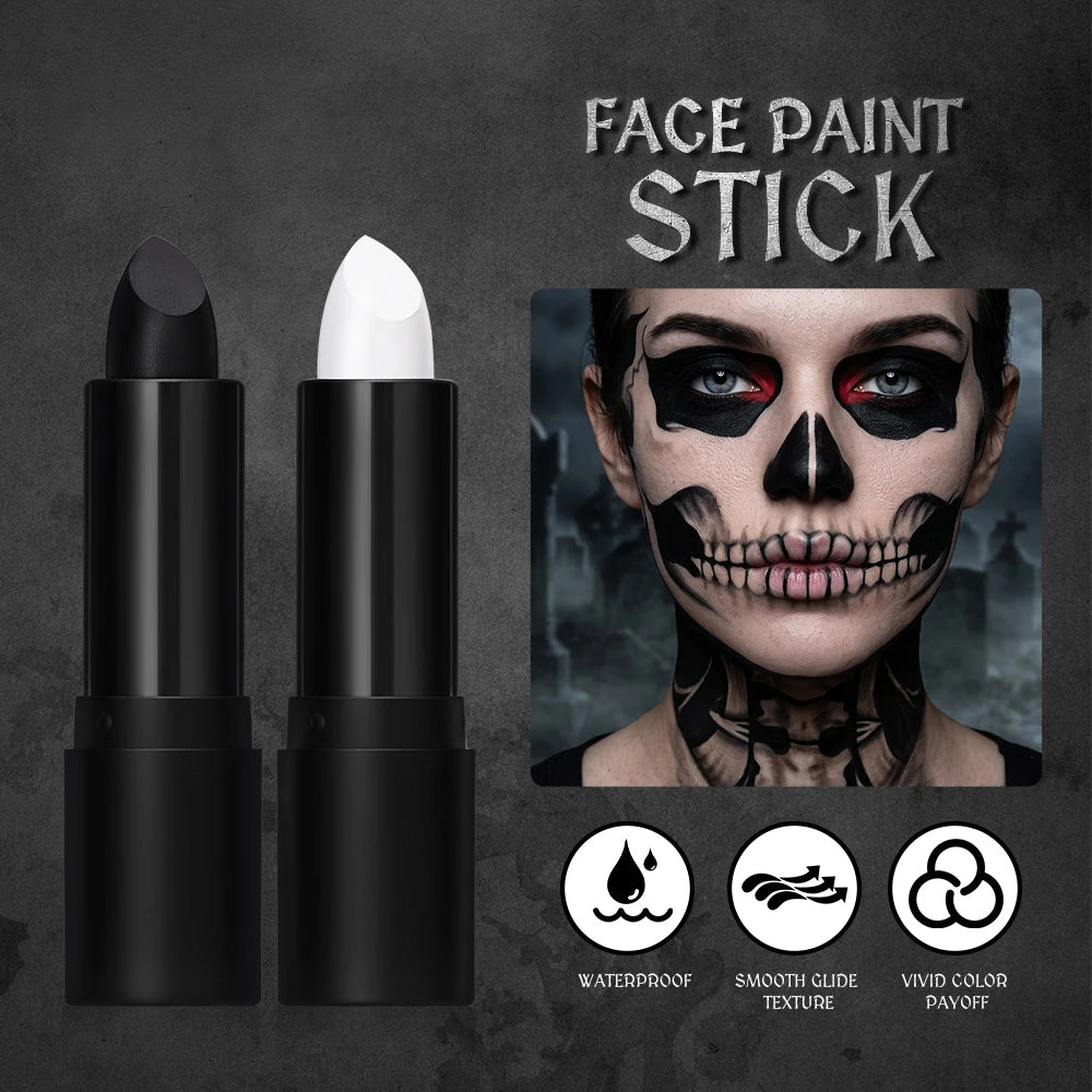 Face & Body Paint Sticks Blue Black Green Sweatproof Water Resistant Long Lasting Body Paint Crayon Halloween Cosplay Party Make HIP
