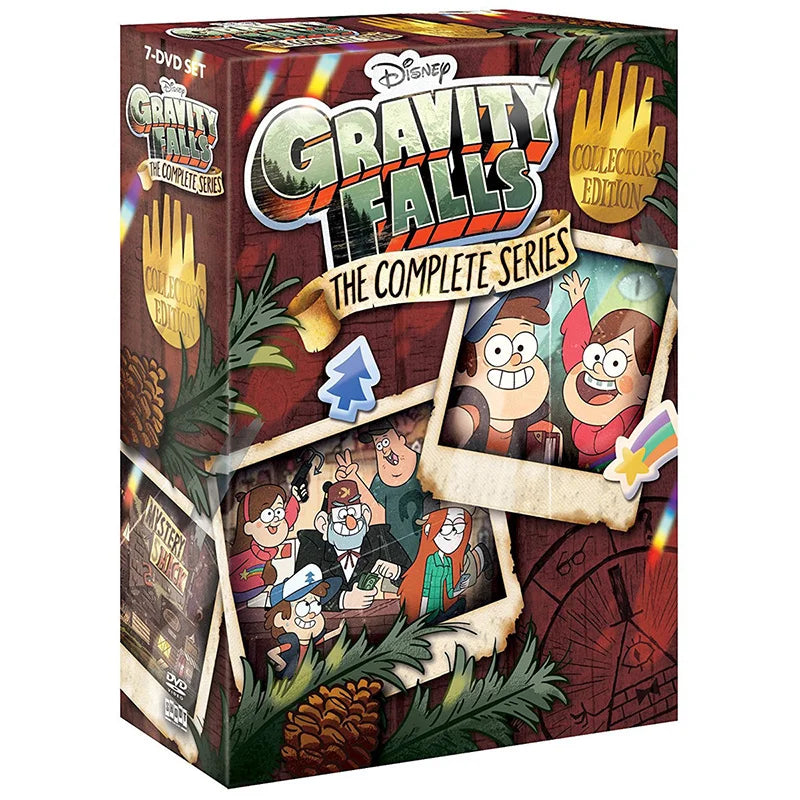 Gravity Falls Complete Series 7-Disc DVD Set – English Animated Series DVD Set HIP