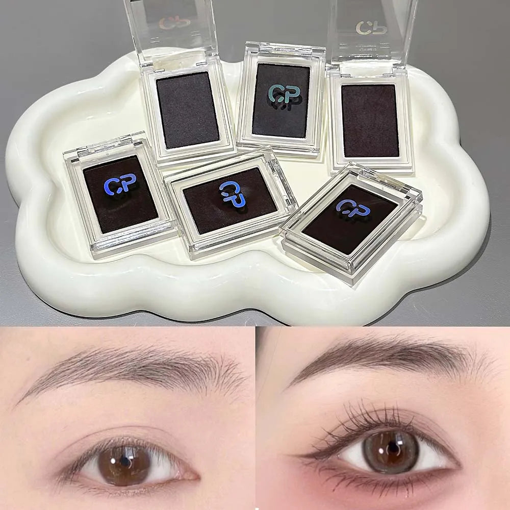 2 in 1 Potato Mud Eyeliner Eyebrow Gel Cream Waterproof Long-lasting Matte Dark Red Brown Easy Wear No Smudging Eye Liner Makeup HIP