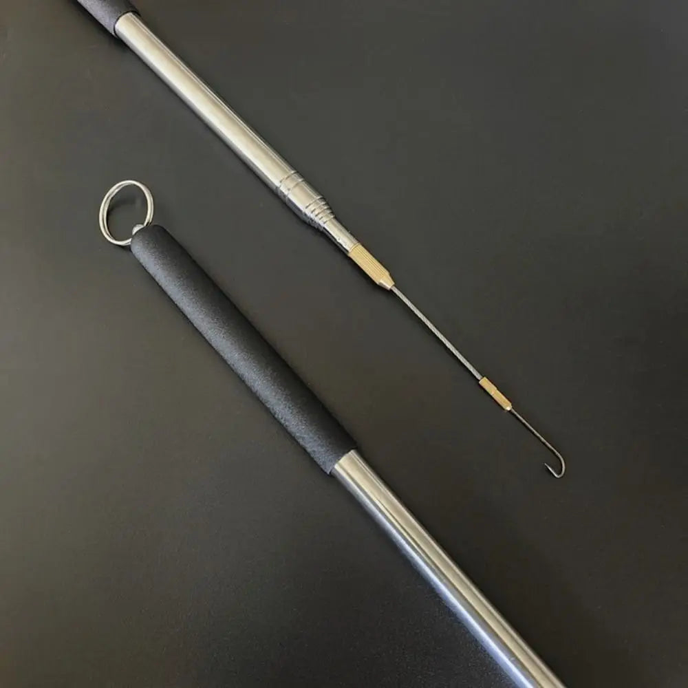 Telescopic Eel Hook 360° Rotating Barbed Hook – Stainless Steel Eel Fishing Hook HIP
