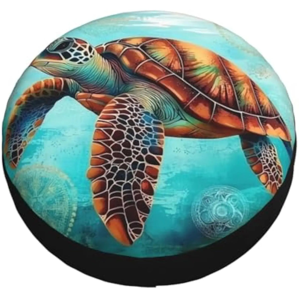 Sea Turtle Spare Tire Cover – Waterproof Polyester for RV SUV Spare Tire Cover HIP