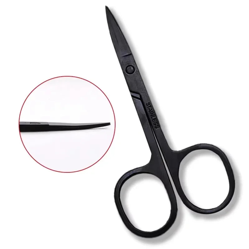 1pcs Eyebrow Trimmer Scissors Comb Eyelash Hair Scissors Clips Shaping Eyebrow Razor Grooming wenkbrauw trimmer 5 Color HIP 1Pcs Brow Scissor
