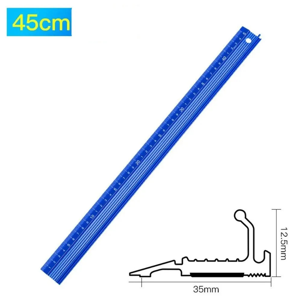 Aluminum Alloy Anti-Slip Straight Scale Ruler – 3 Sizes Measuring Ruler HIP