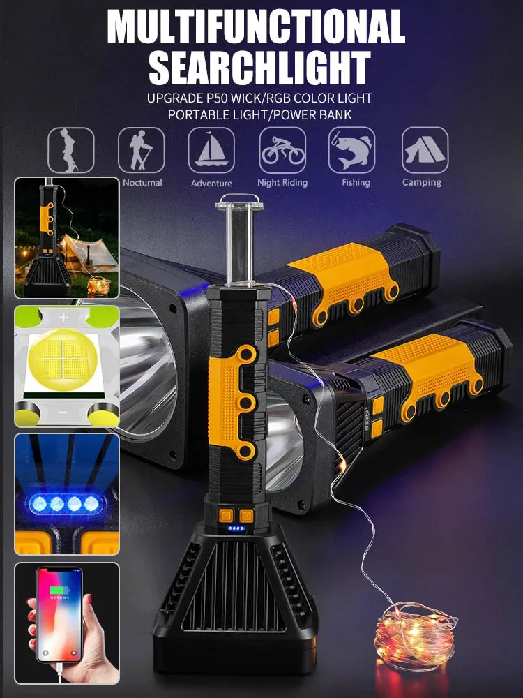 ESMARTER 1300Lm LED Tactical Flashlight – Camping & Hunting LED Tactical Flashlight HIP