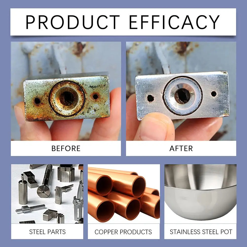 Powerful Metal Rust Remover Spray For Steel And Iron Restoration 120ml Anti Rust Lubricant Multipurpose Metal Cleaning Agent HIP
