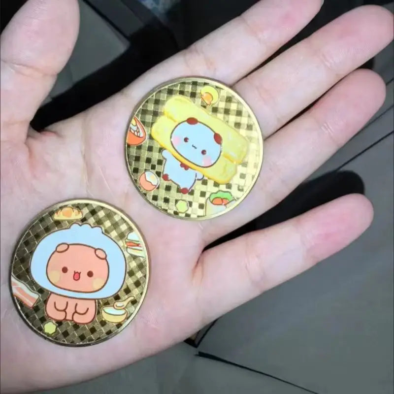 Panda Bubu & Yier Commemorative Collector's Coin Gift Collectible Coin HIP