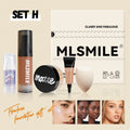 MLSMILE Flawless Makeup Set – Primer, Foundation & Powder Face Makeup Set HIP H
