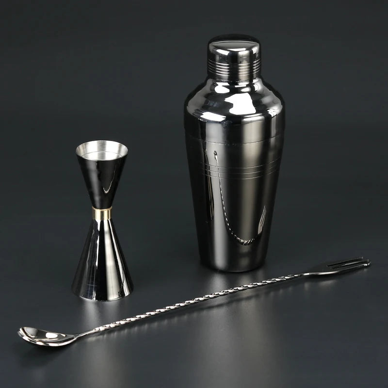 Copper Plated Cocktail Shaker Set – 3-Piece Bartender Kit Cocktail Shaker Set HIP