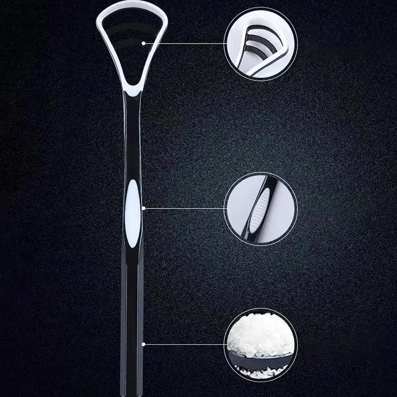 Double-Sided Tongue Scraper – Ergonomic Anti-Slip Handle | RUZOFO Tongue Scraper HIP
