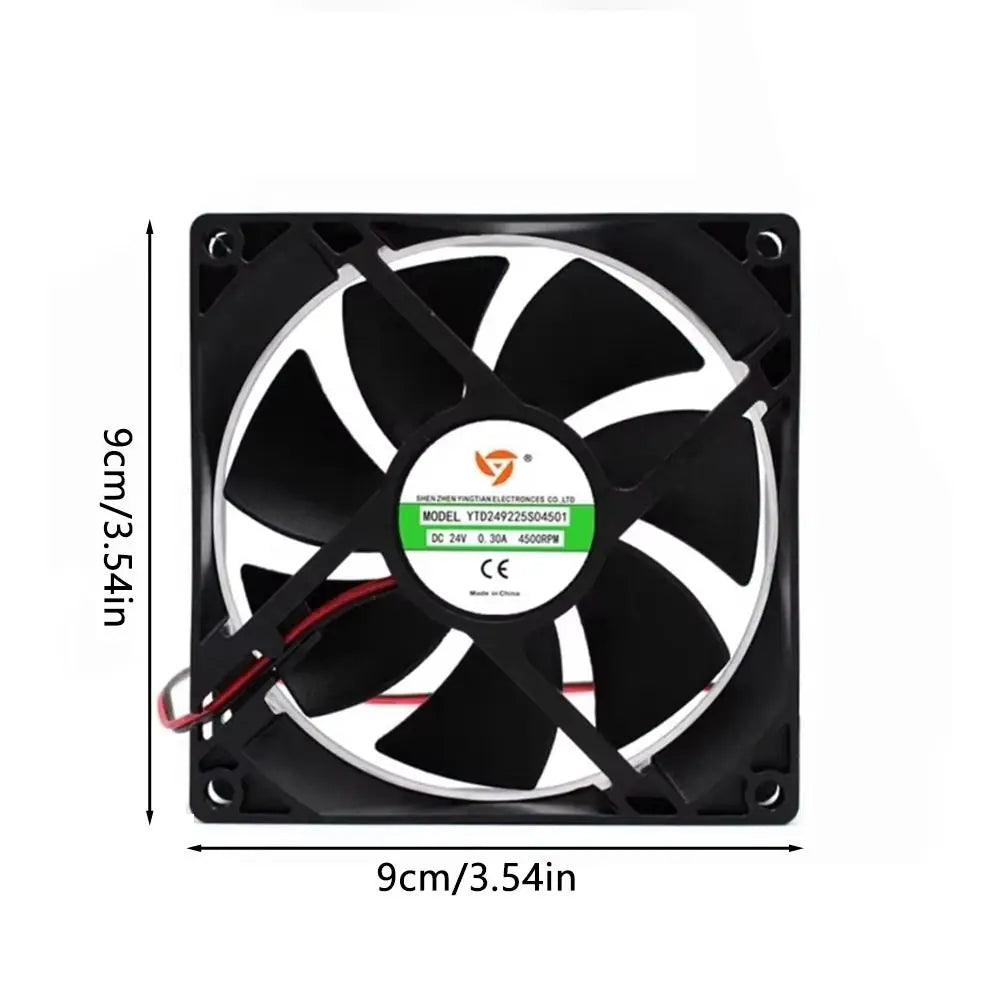 9CM 24V 4500RPM Welding Machine Cooling Fan | High Airflow Machine Cooling Fan HIP