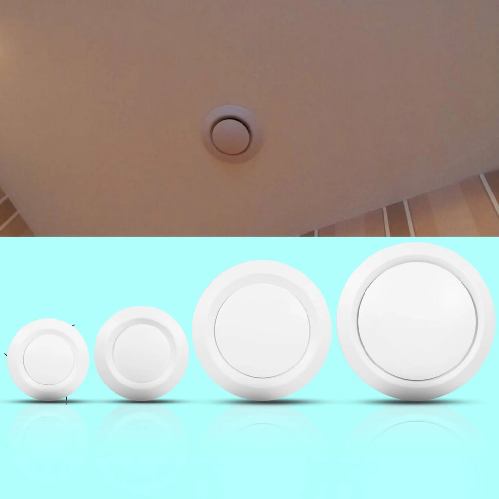 4 Sizes Ceiling Diffuser Exhaust Supply Valve Air Vent Anemostat Ventilation Ducting Hose Cover Ducting Cover Exhaust Supply HIP