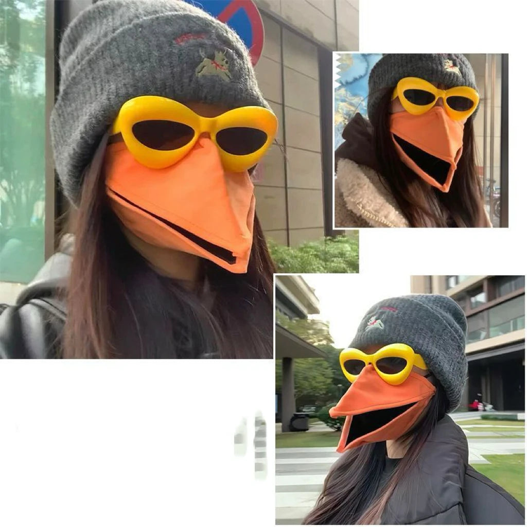 3D Movable Crow Beak Mask – Funny Animal Windproof Cover Novelty Costume Mask HIP