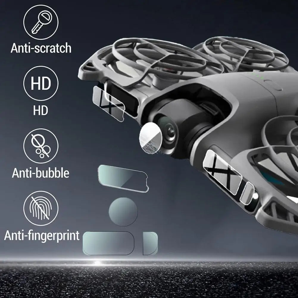 Camera Lens Film For DJI Neo 2 Drone Tempered Film Dustproof Scratch-resistant Bubble-free Sensor Screen Film For DJI Neo2 Drone HIP