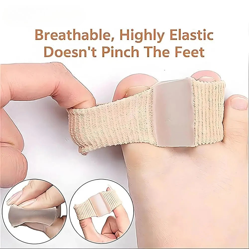 Gel Toe Separator & Big Toe Straightener Brace – 2/4 Pack Toe Separator Brace HIP