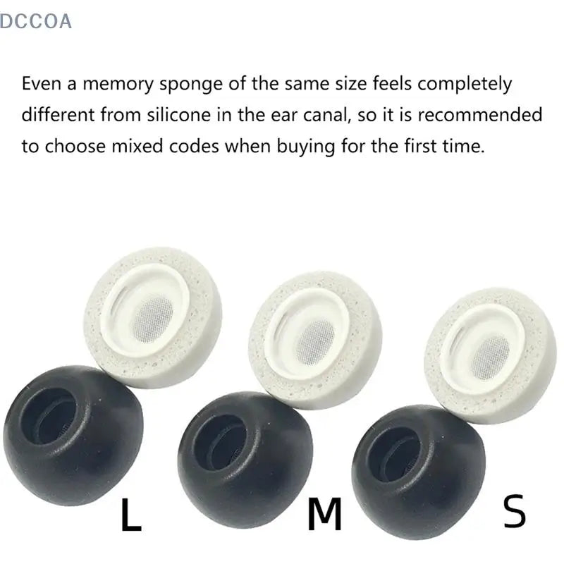 Memory Foam Ear Tips for AirPods Pro – Anti-Slip Replacement Earphone Ear Tips HIP