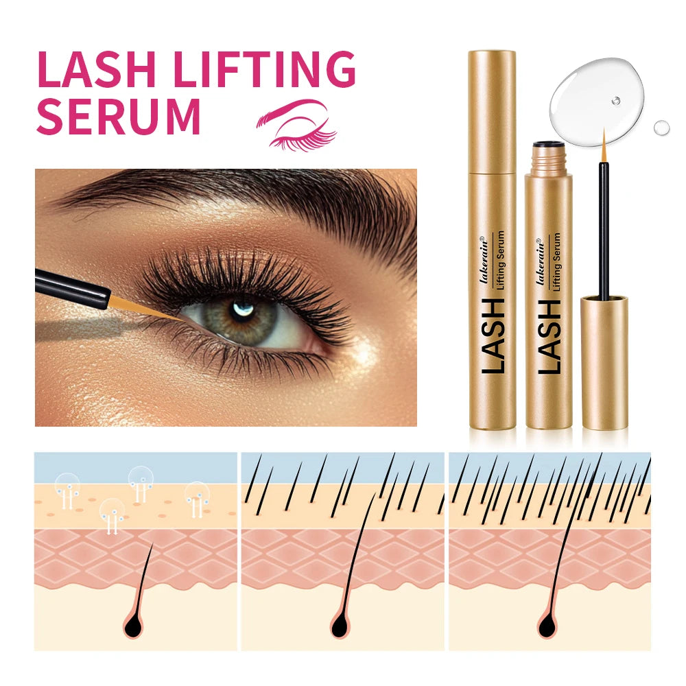 Lash Enhancing Serum - Peptide & Vitamin Longer Thicker Fuller Looking Lashes Cruelty-FreeEyebrow Serum HIP