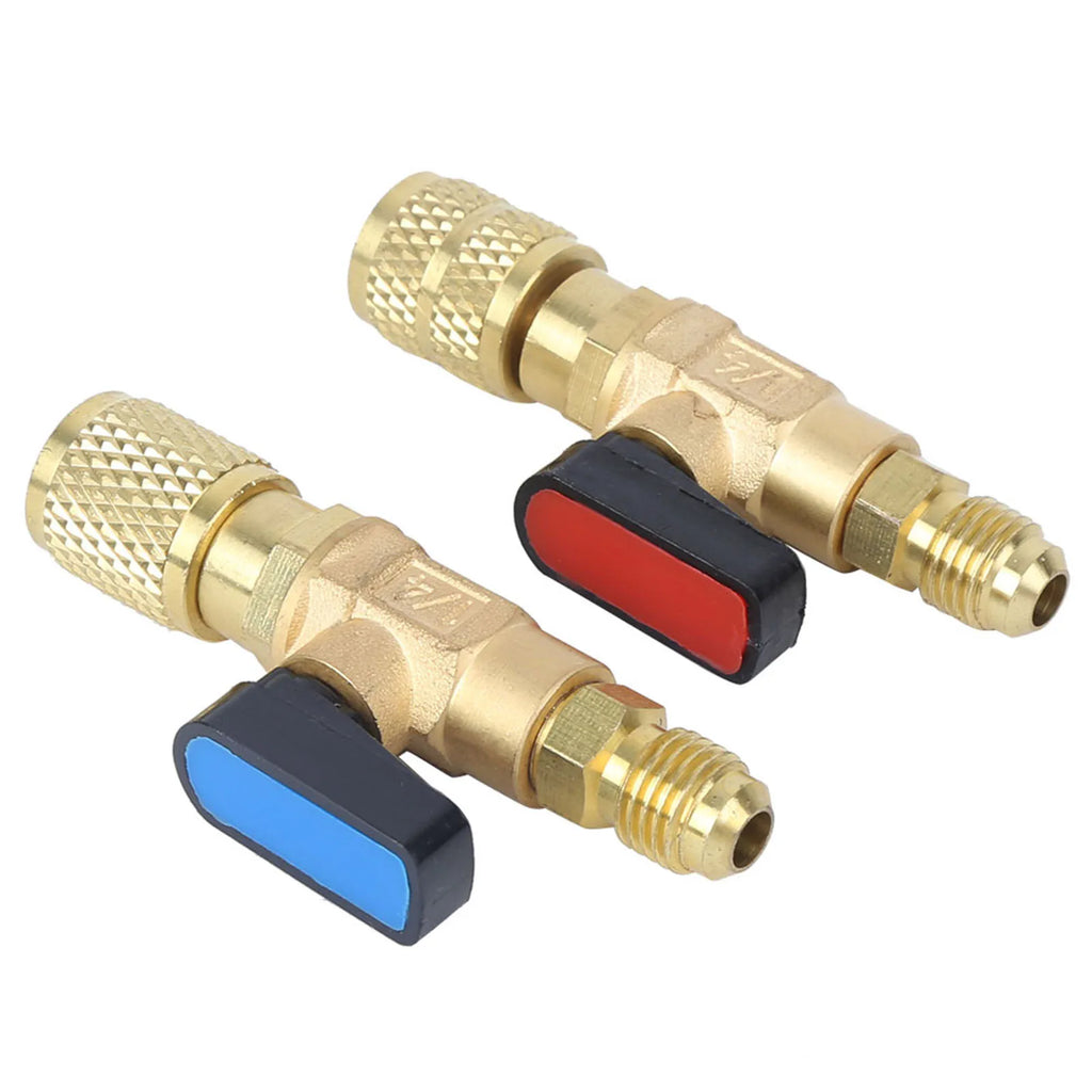 Refrigerant Valve Air Conditioning Charging Hose Adapter Ball Valve for R22 R410A Refrigerant Ball Valve HIP