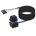 Desktop PC Power Button with LED Light & 1.8M Cable PC Power Button HIP Black CN