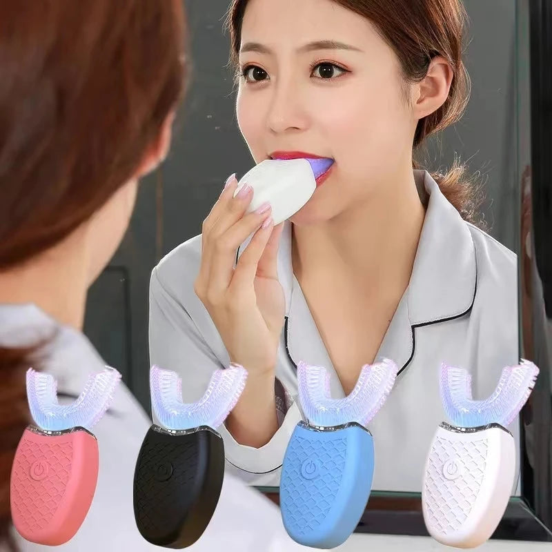 U-Shape Sonic Electric Toothbrush – 360° Whitening, USB Charge Electric Toothbrush HIP