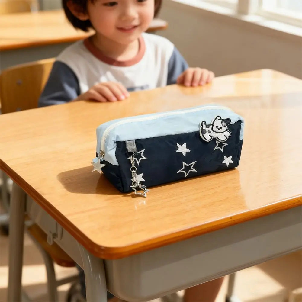 Large Capacity Cute Dog Star Pencil Case – Pen Bag Pencil Case HIP