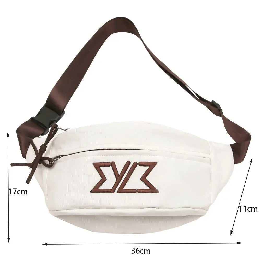 Large Nylon Chest Bag – Crossbody & Shoulder Bag Outdoor Crossbody Chest Bag HIP