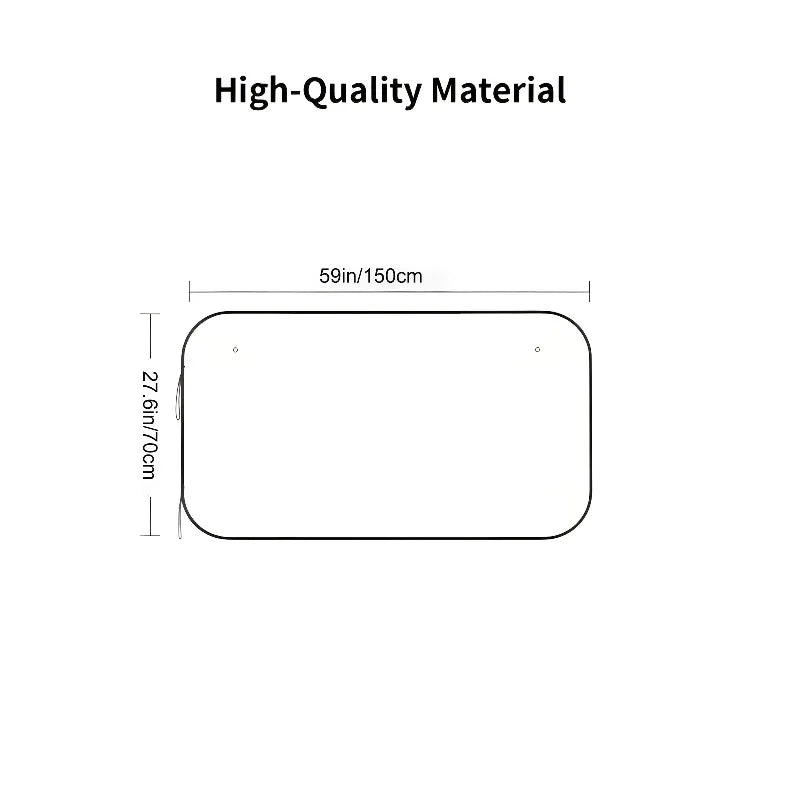 Kangaroo Foldable Car Sun Shade – UV Windshield Visor for SUVs Car Sun Shade HIP