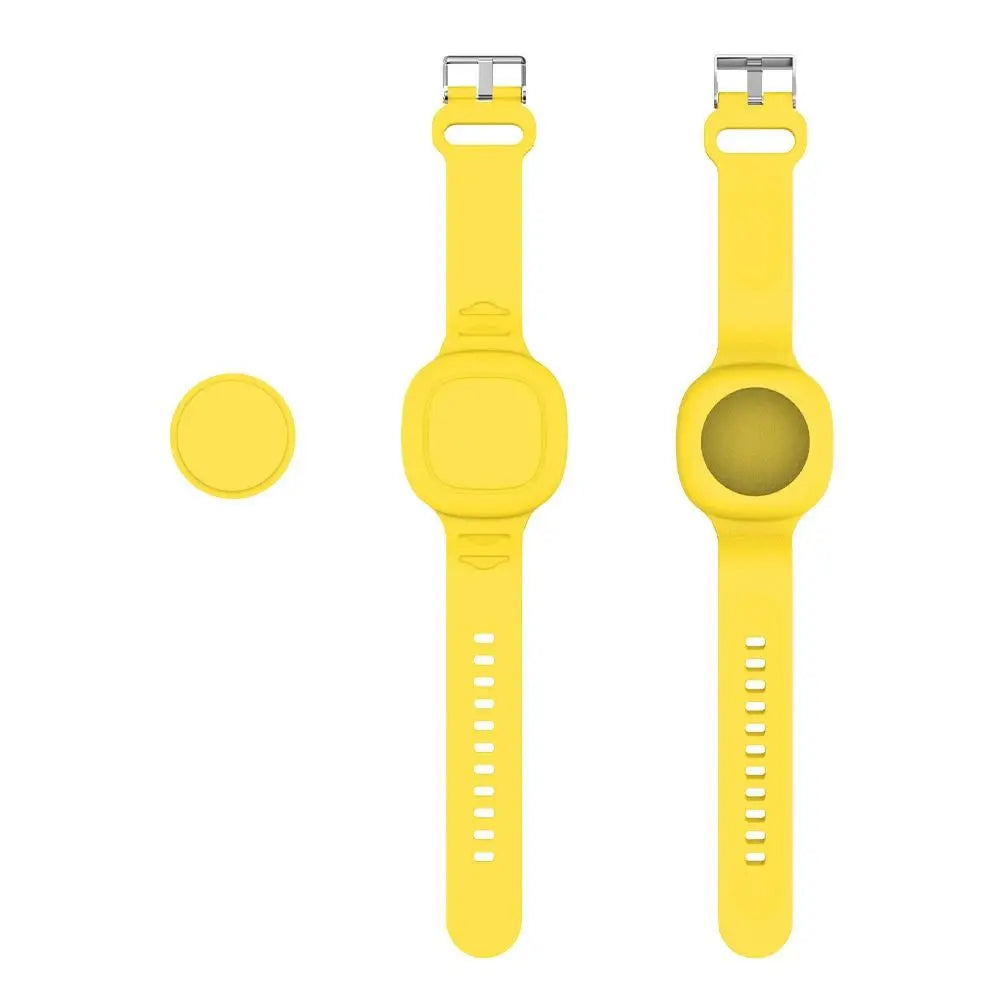 Kids Silicone Wristband for Samsung Galaxy SmartTag Tracker GPS Tracker Wristband HIP yellow