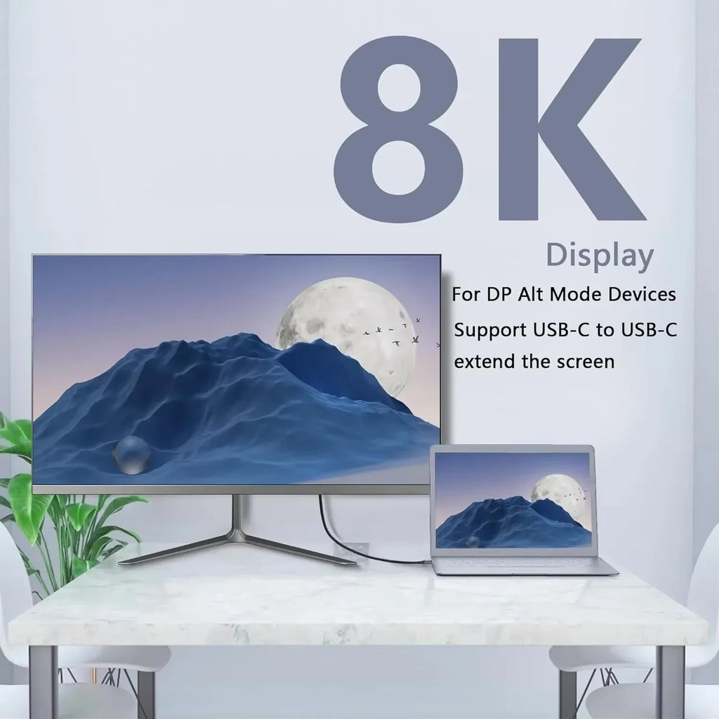 USB-C to USB-C 100W PD Cable – 20Gbps 8K Video USB 3.2 USB-C Charging Cable HIP