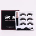 Magnetic Volume Eyelashes Box Package Set Full Strip 5/7/10 Pair Synthetic Natural Cilia False Dramatic Thick Eye Lashes Makeup HIP 3Pair Eyelash 020