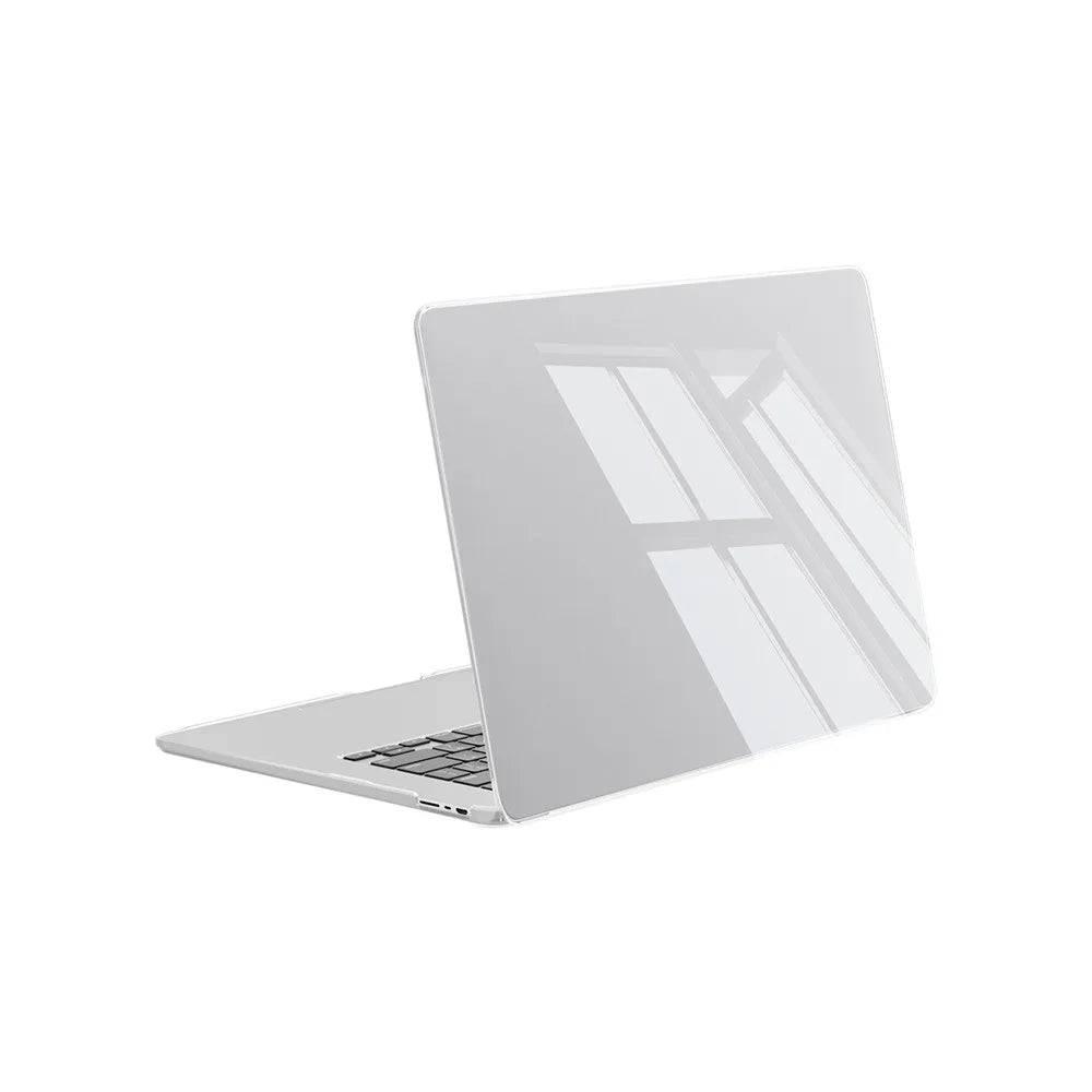 Clear Hard Shell Case for MacBook Air 13.6" M2 M3 M4 M5 Laptop Protective Case HIP Clear