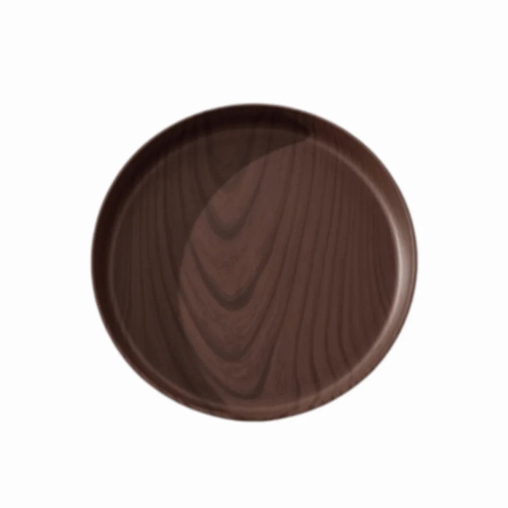 Round Imitation Wood Serving Tray – 4 Sizes | Decorative Decorative Serving Tray HIP L