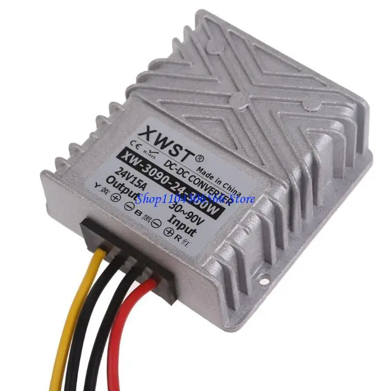 DC Step-Down Converter 30V–90V to 24V IP67 Waterproof DC Voltage Converter HIP
