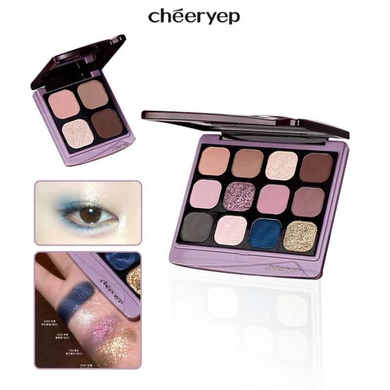 DIY Mix & Match Single Eyeshadow Pan – Matte & Shimmer Single Eyeshadow Pan HIP