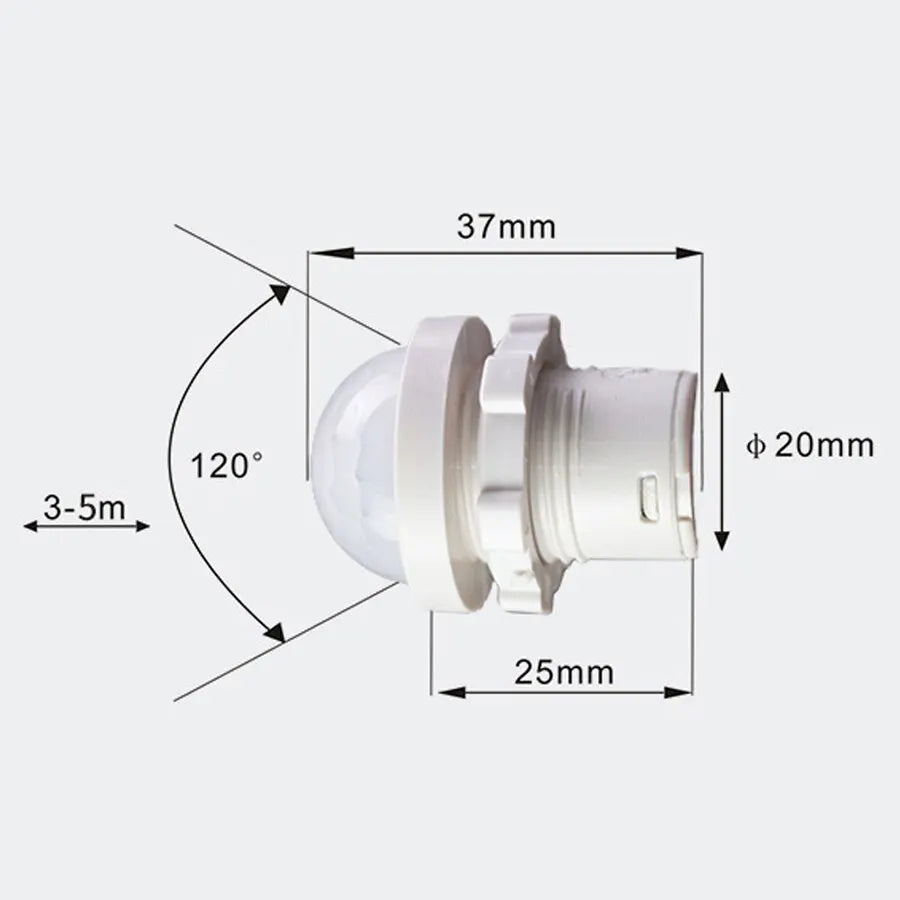 Mini PIR Motion Sensor Switch – Auto Infrared Night Light Motion Sensor Switch HIP